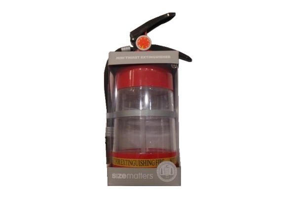 Mini Thrist Extinguisher water bottle